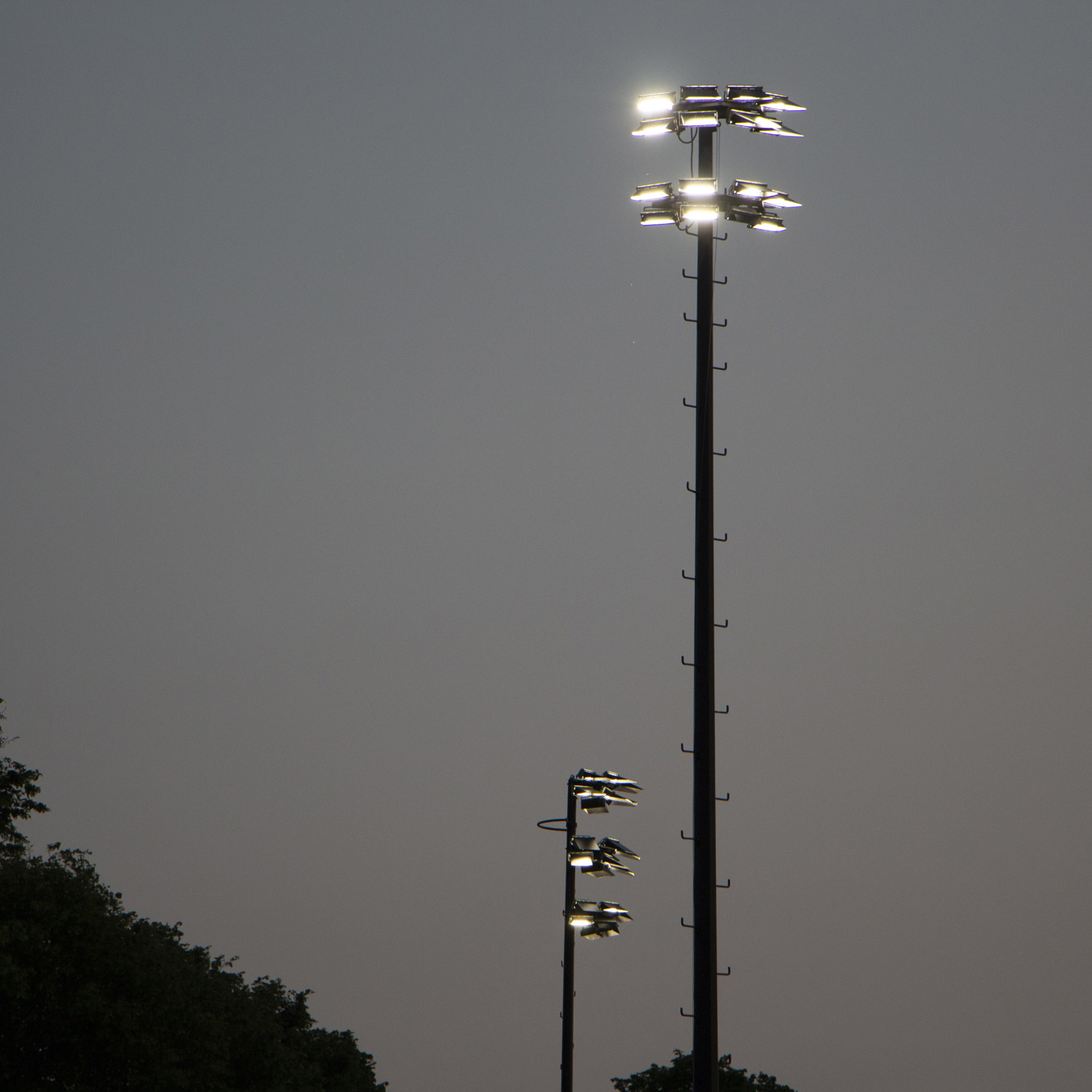 NL HC Bloemendaal LED Lighting Sport Hockey Three Posts